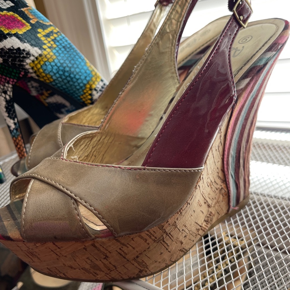 Ladies well worn wedges